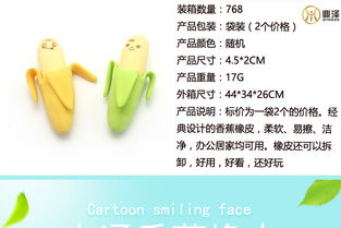 韓國(guó)文具風(fēng)靡小學(xué)生市場(chǎng) 香蕉橡皮擦引領(lǐng)可愛學(xué)習(xí)用品潮流